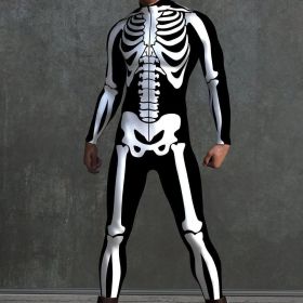 Halloween New 3D Digital Printing One-piece Play Costume (Option: VV024-Children L 140cm)