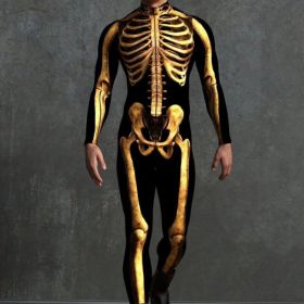 Halloween New 3D Digital Printing One-piece Play Costume (Option: VV026-Children L 140cm)