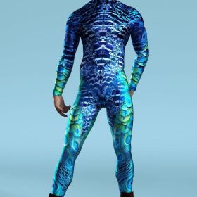 Halloween New 3D Digital Printing One-piece Play Costume (Option: VV023-Children L 140cm)
